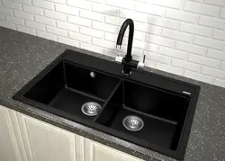 Large sink in the kitchen photo