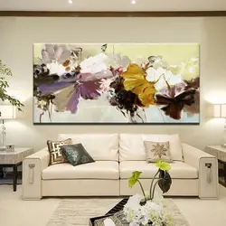 Paintings For Living Room Interior Flowers