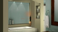 Photo Of Blinds In The Bathroom On The Window Photo