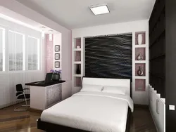 Дизайн ниши в стене в спальне