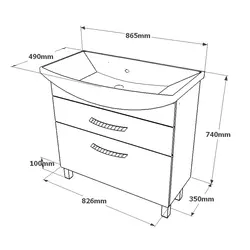 Bathroom cabinet photo dimensions