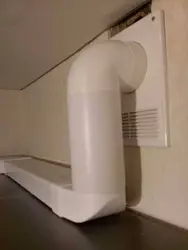 Plastic air duct for kitchen hood photo
