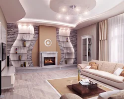 Living Room Made Of Plasterboard Photo