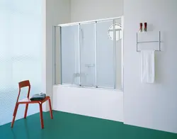 Sliding Curtains For The Bathroom Photo