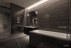 Bathroom Tiles Dark Light Photo