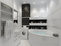 Bathroom Design With Rectangular Tiles