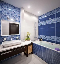 Bathroom Design With Rectangular Tiles