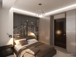 Bedroom Design If The Door Is Brown