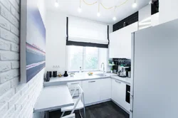 Kitchen design 33 sq m