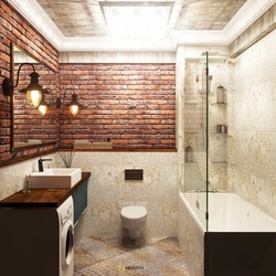 Bathroom Design In A Brick House