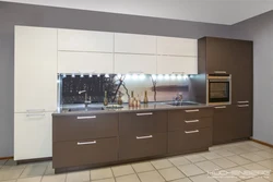 Кухня цвета мокко матовая фото в интерьере