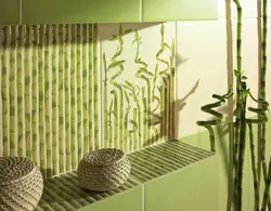 Бамбук в интерьере гостиной