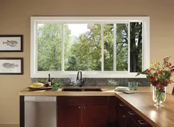 Пластиковые окна в квартире на кухне фото