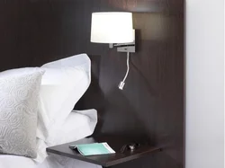 Bedside lamps for bedroom interior