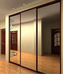 Built-In Wardrobe In The Hallway Photo With Mirrors