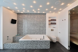 Design Of A Small Bath With Suspended Ceilings