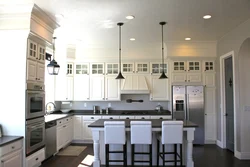 Kitchen design with 3 meter ceilings photo