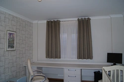 Curtains In The Living Room Short To The Window Sill Photo Modern