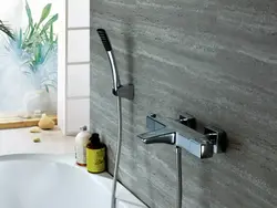 Bathtub design with one faucet