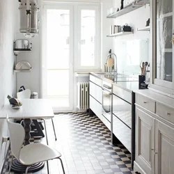 Kitchens With Narrow Balcony Photo