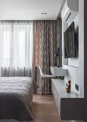 Curtains For A Small Bedroom In A Modern Style Photo Design