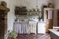 Kitchen Of An Old House Photo