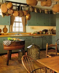 Кухня старого дома фото