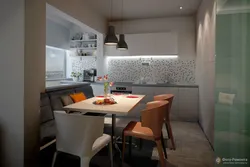 Kitchen design in p44t one-room