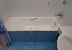 Дызайн ванны з чыгуннай ваннай