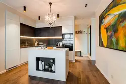 Кухня ниша в гостиной дизайн фото