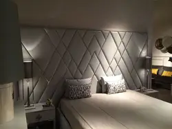 Soft walls in the bedroom interior