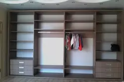 Built-in wardrobes in the living room photo inside