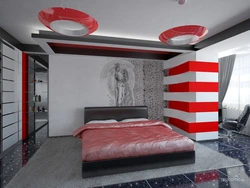 Techno bedroom design