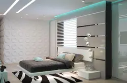 Techno bedroom design