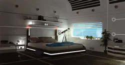 Техно дизайн спальни