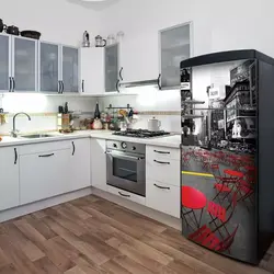 Kitchen interior self-adhesive