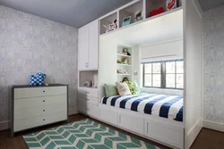 Wardrobe design for boy's bedroom