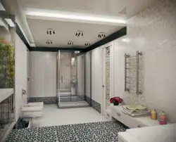 Hallway bathroom design
