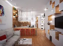 Kitchen Design In A Vest Apartment