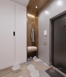 Hallway design in an apartment 10 sq m