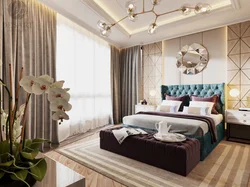 Guest bedroom design in modern style