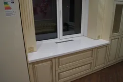 Kitchens with a window if the window is below the countertop photo