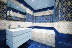 Bathroom design with tile name