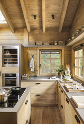 Kitchen design laminated timber