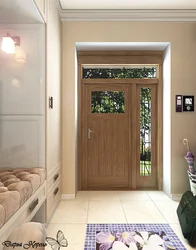 Hallway with window interior design