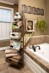 Bathrooms With Wooden Shelves Photo