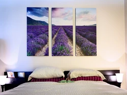 Картины для интерьера спальни на холсте