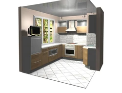 Kitchen design in baucenter