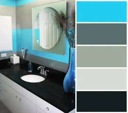 What Color Goes With Blue In The Bathroom Interior