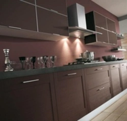 Mocha color in the kitchen interior goes with what